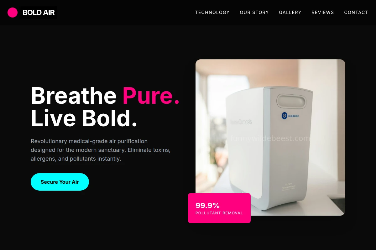 Bold Air Purifier