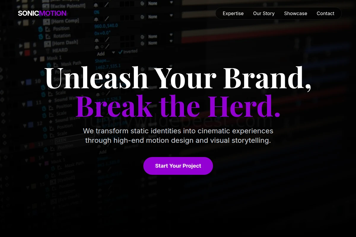 Sonic Motion Graphics